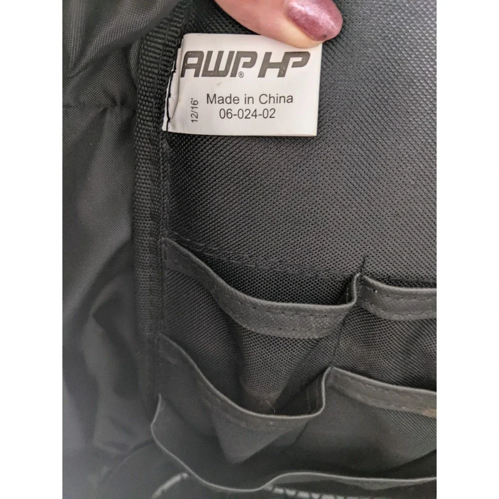 AWP HP Heavy Duty Tool Backpack Black Molded Waterproof Base 06-024-02